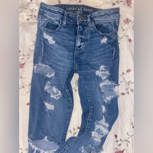 Womens Size 4 American Eagle Denim Blue Jeans